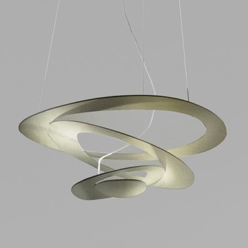 Artemide 1254120A - Lampadario a sospensione con filo LED dimmerabile PIRCE LED/44W/230V 3000K oro