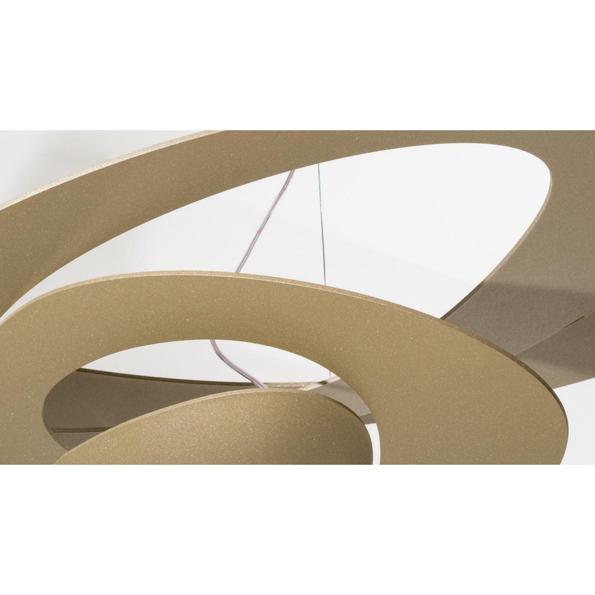 Artemide 1256120A - Lampadario a sospensione con filo LED dimmerabile PIRCE LED/44W/230V 3000K oro