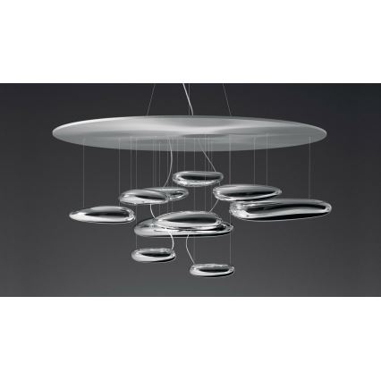 Artemide 1367110A - Lampadario a sospensione con filo LED dimmerabile MERCURY LED/58W/230V 3000K