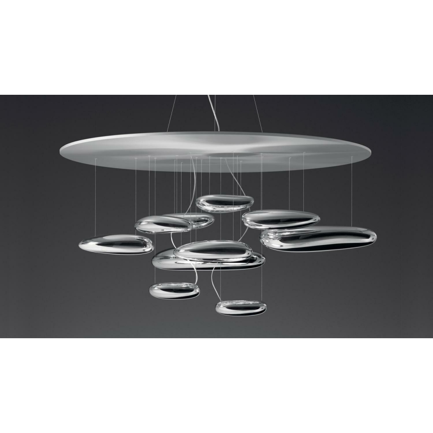 Artemide 1367110A - Lampadario a sospensione con filo LED dimmerabile MERCURY LED/58W/230V 3000K