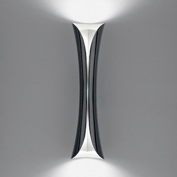 Artemide 1373010A - Applique CADMO 2xGU10/10W/230V nero