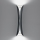 Artemide 1373010A - Applique CADMO 2xGU10/10W/230V nero