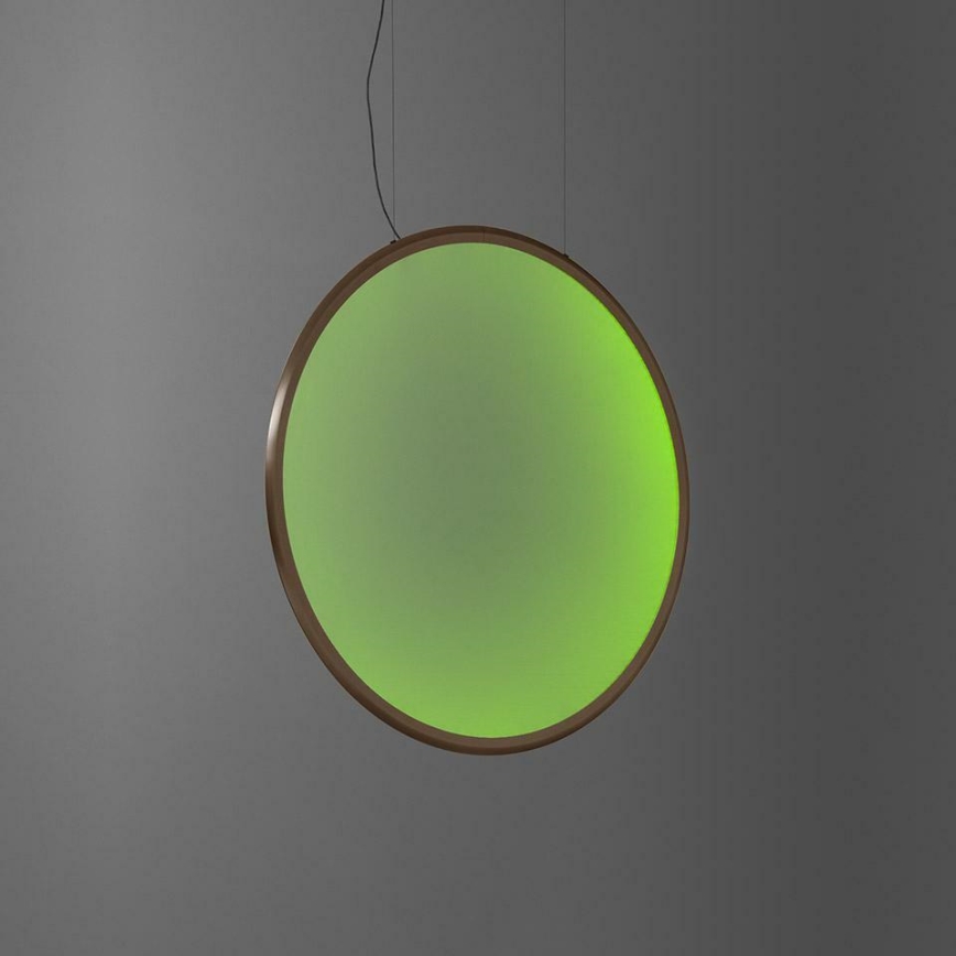 Artemide 1992360APP - LED RGBW Lampadario dimmerabile a sospensione con filo DISCOVERY LED/42W/230V 2700-6500K bronzo