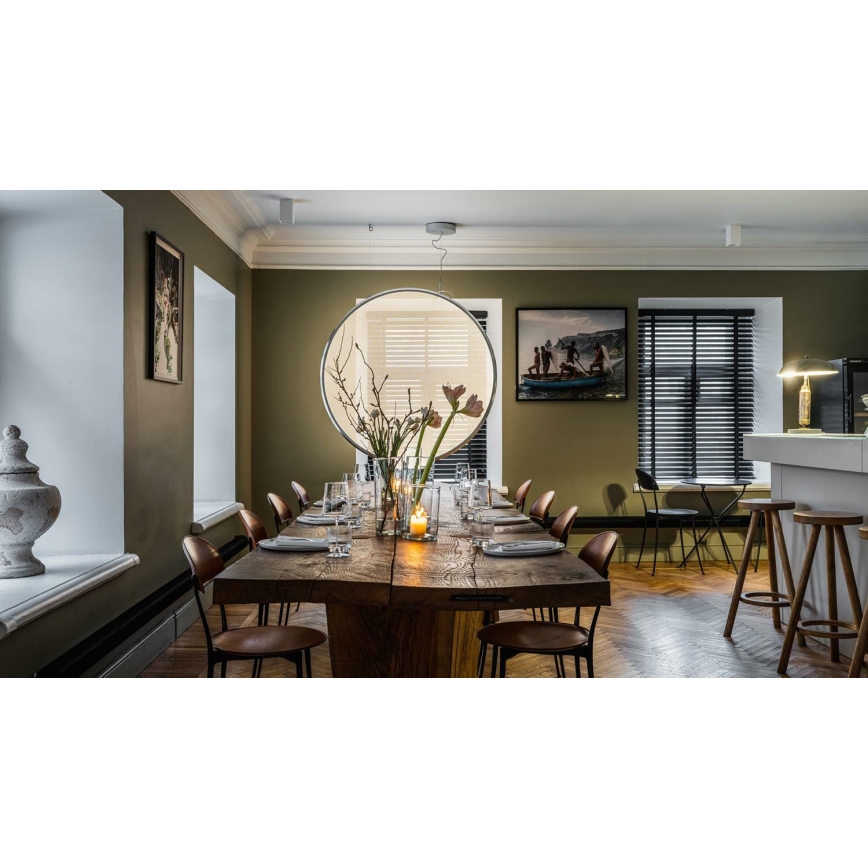 Artemide 1993230APP - Lampadario a sospensione con filo LED dimmerabile DISCOVERY LED/71W/230V 2700-6500K nero