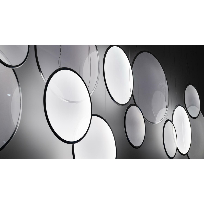 Artemide 1994230APP - Lampadario a sospensione con filo LED dimmerabile DISCOVERY LED/84W/230V 2700-6500K nero