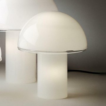 Artemide A006300 - Lampada da tavolo ONFALE 1xE14/5W/230V + 1xE27/13W bianco