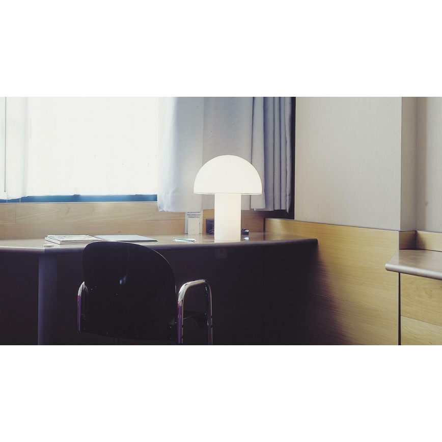 Artemide A006300 - Lampada da tavolo ONFALE 1xE14/5W/230V + 1xE27/13W bianco