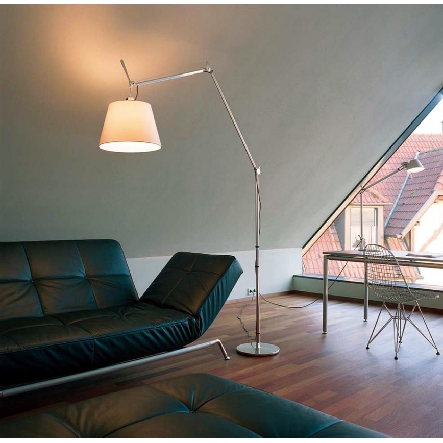 Artemide - Lampada da terra TOLOMEO BASCULANTE 1xE27/100W/230V