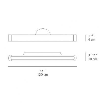 Artemide AR 1917020A - LED-Wandleuchte TALO 120 LED/51W/230V