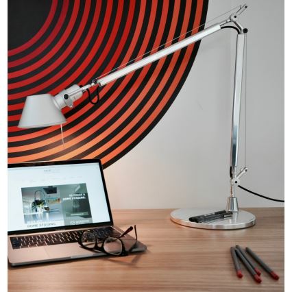 Artemide AR A005910+AR A008600 Komplettset - TOLOMEO MINI Tischleuchte 1xE27/70W/230V