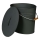 Ascheeimer mit Deckel 15 l anthrazit