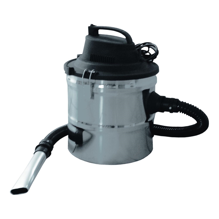 Aschesauger 18 l 1200W/230V glänzendes Chrom