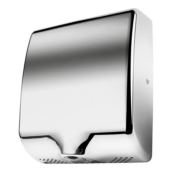 Asciugatore per mani 29x32,5 cm acciaio inox/argento