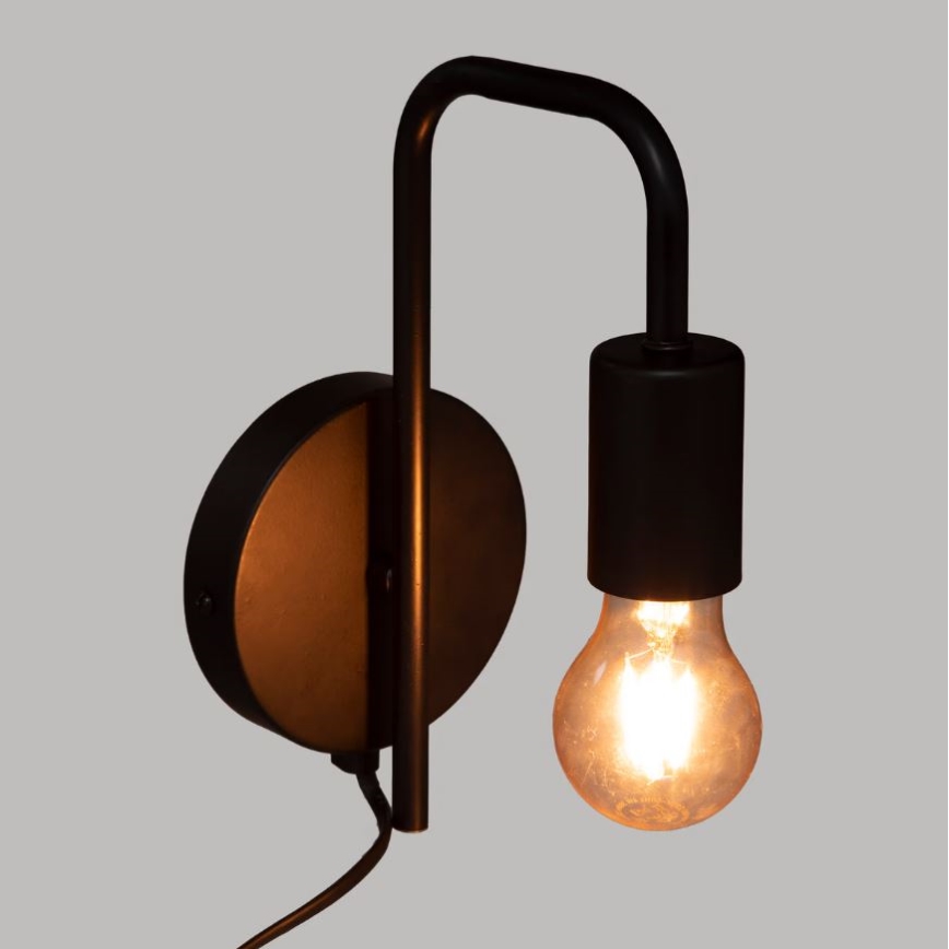 Atmosphera - Applique KELI 1xE27/40W/230V nero