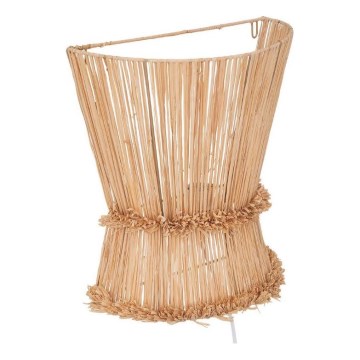 Atmosphera - Applique murale LOA 1xE27/40W/230V pelote de raphia