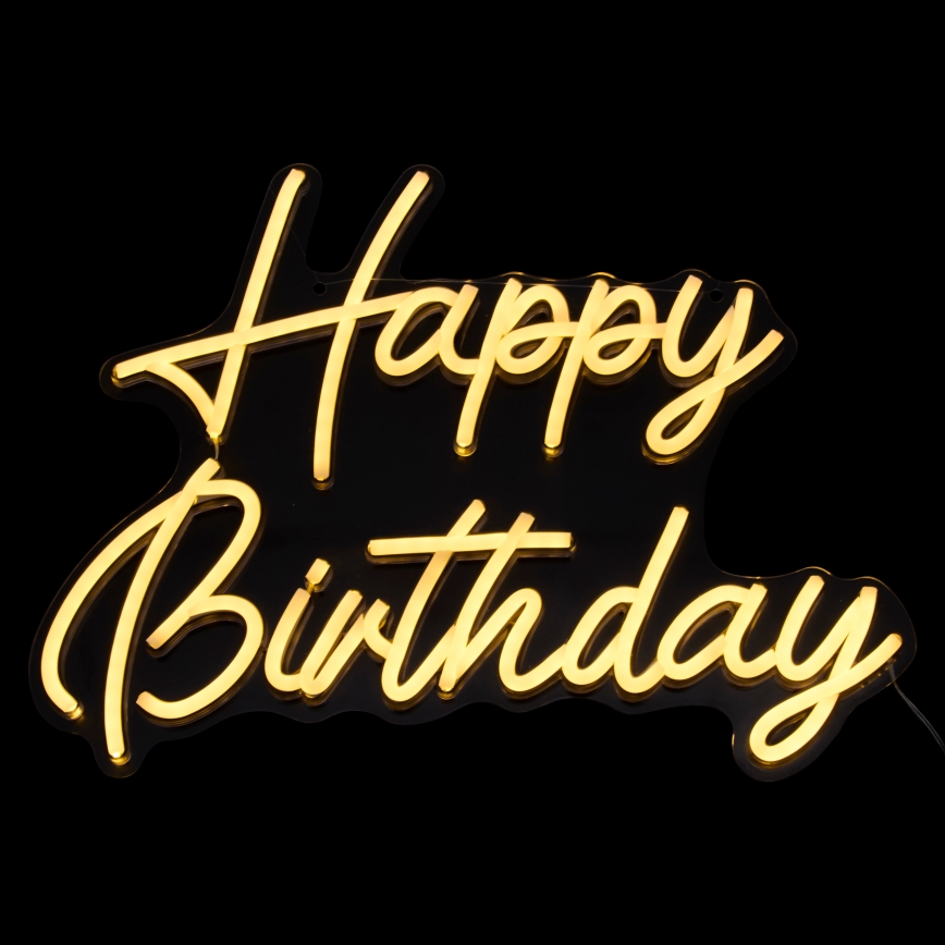 Atmosphera - Décoration murale néon LED JOYEUX ANNIVERSAIRE LED/5V