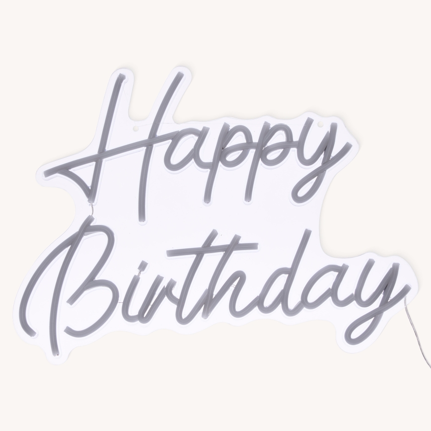 Atmosphera - Décoration murale néon LED JOYEUX ANNIVERSAIRE LED/5V