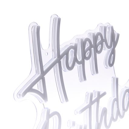 Atmosphera - Décoration murale néon LED JOYEUX ANNIVERSAIRE LED/5V
