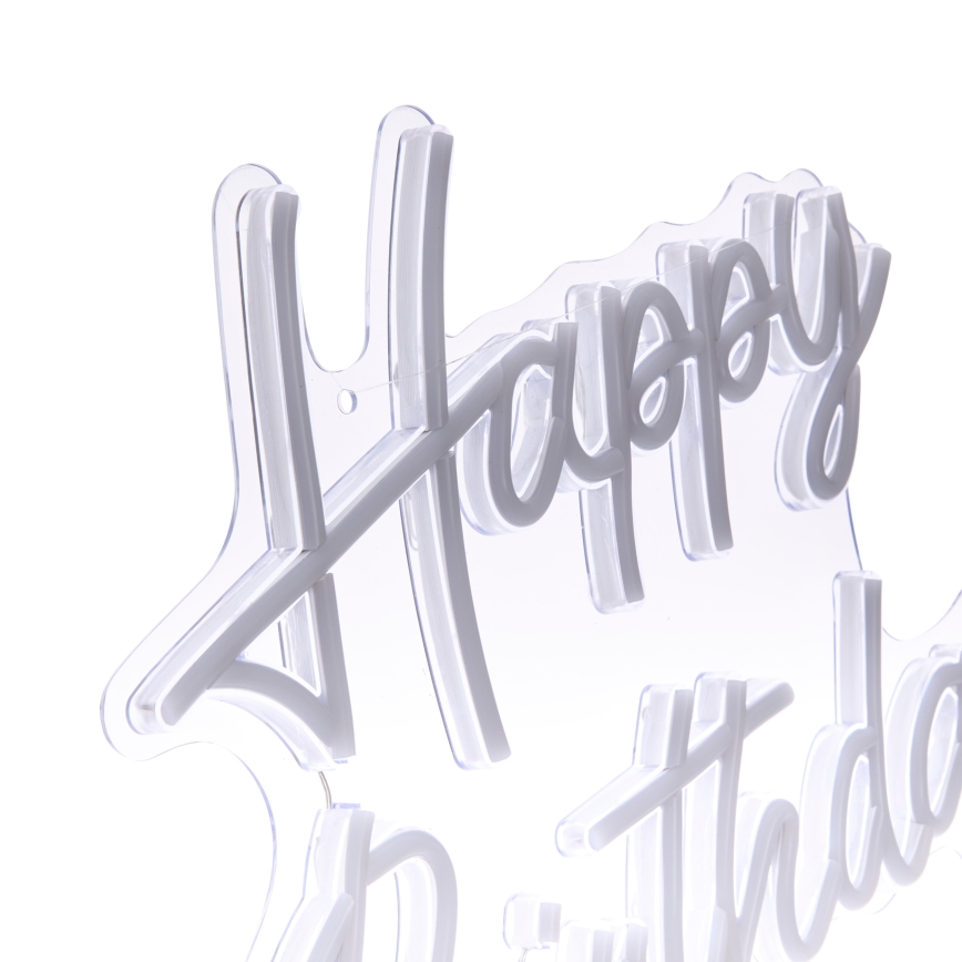 Atmosphera - Décoration murale néon LED JOYEUX ANNIVERSAIRE LED/5V