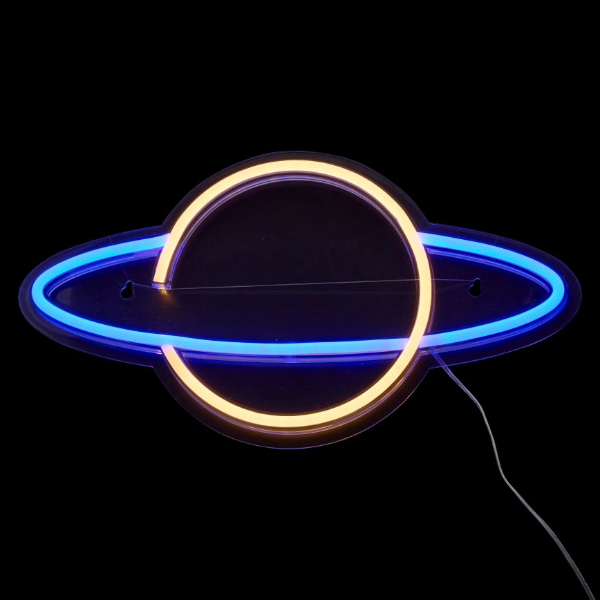 Atmosphera - décoration murale néon LED PLANET LED/5V