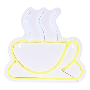 Atmosphera - Decorazione da parete LED effetto neon CAFÉ LED/5V