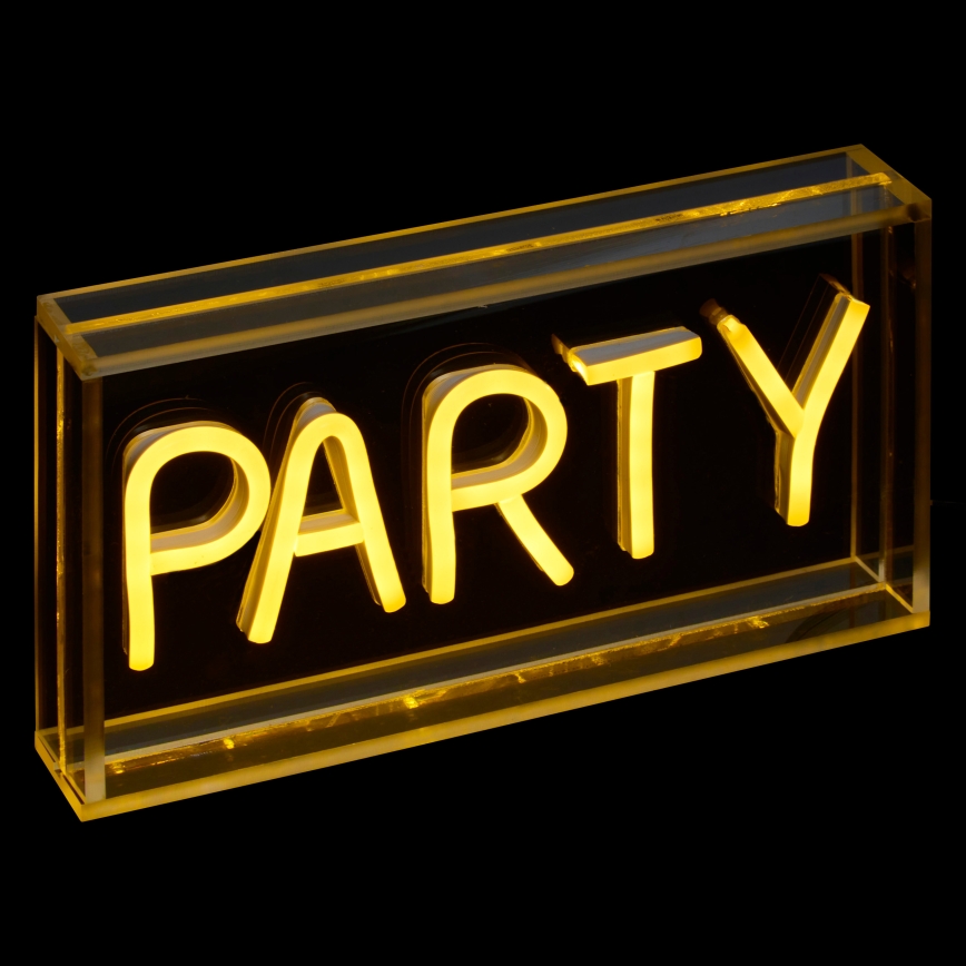 Atmosphera - Decorazione da tavolo LED a neon PARTY LED/5V