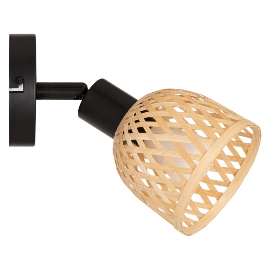 Atmosphera - Faretto da parete LIO 1xE27/25W/230V in bambù