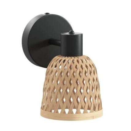 Atmosphera - Faretto da parete LIO 1xE27/25W/230V in bambù