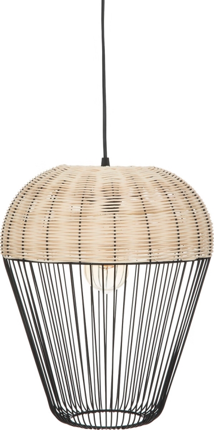 Atmosphera - Hängeleuchte ANEA 1xE27/40W/230V Rattan