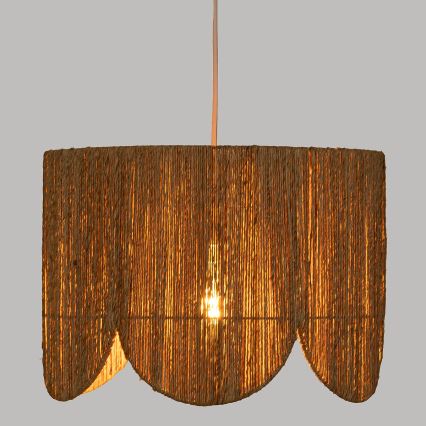 Atmosphera - Hängeleuchte JANICE 1xE27/40W/230V Jute