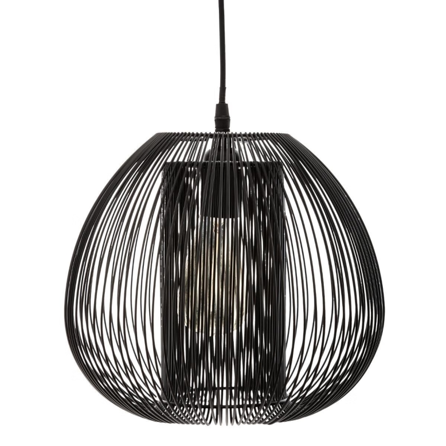 Atmosphera - Hängeleuchte NODA 1xE27/40W/230V schwarz
