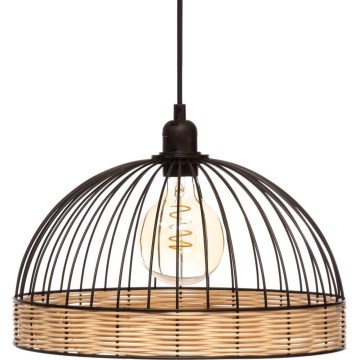 Atmosphera - Hängeleuchte SUWA 1xE27/40W/230V Rattan