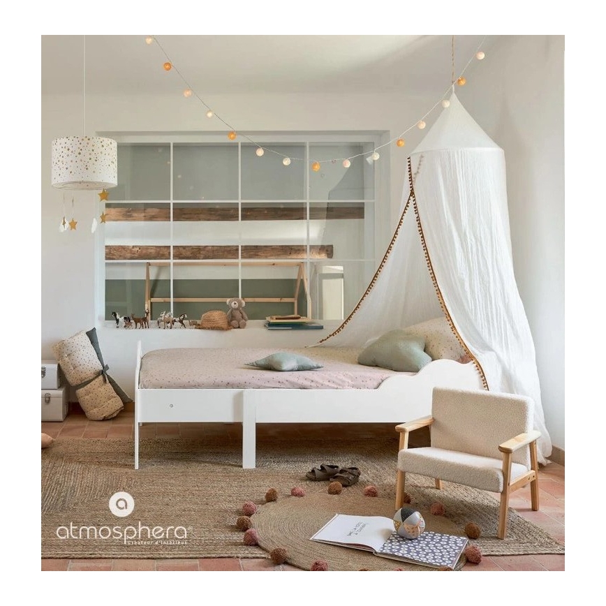 Atmosphera - Kinder-Hängeleuchte an Kabel STARS 1xE27/40W/230V