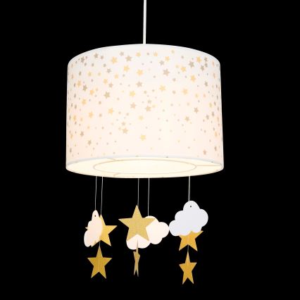 Atmosphera - Kinder-Hängeleuchte an Kabel STARS 1xE27/40W/230V