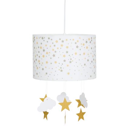 Atmosphera - Kinder-Hängeleuchte an Kabel STARS 1xE27/40W/230V