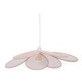 Atmosphera - Kinder-Hängeleuchte mit Kabel PETAL 1xE27/40W/230V Ø 64 cm rosa
