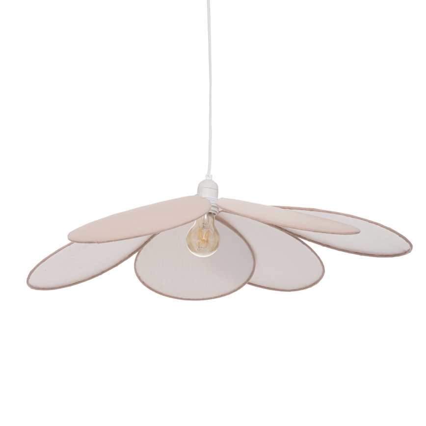 Atmosphera - Kinder-Hängeleuchte mit Kabel PETAL 1xE27/40W/230V Ø 64 cm rosa