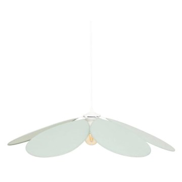 Atmosphera - Kinder-Pendelleuchte an Schnur NAYA 1xE27/40W/230V Ø 72 cm mintgrün