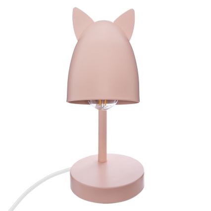 Atmosphera - Kinder-Tischlampe OREILLES 1xE14/40W/230V rosa
