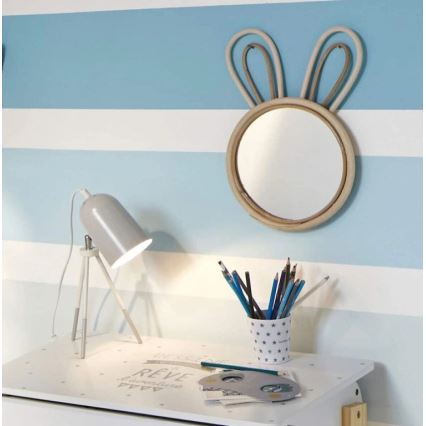 Atmosphera - Kinder-Wandspiegel RABBIT 37x24 cm Bambus