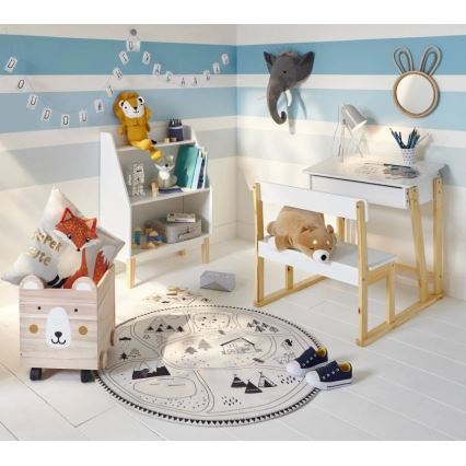 Atmosphera - Kinder-Wandspiegel RABBIT 37x24 cm Bambus
