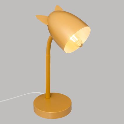 Atmosphera - Kindertischlampe OREILLES 1xE14/40W/230V gelb