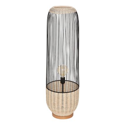 Atmosphera - Lampada con piedistallo ANEA 1xE27/40W/230V rattan/faggio