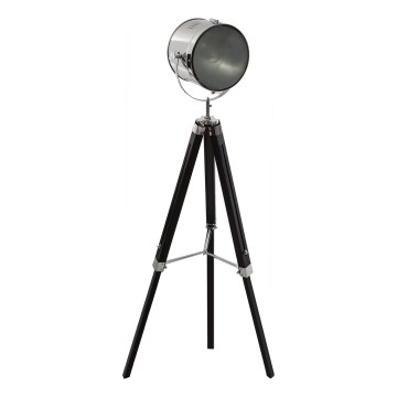 Atmosphera - Lampada con piedistallo EBOR 1xE27/25W/230V pino/cromo lucido