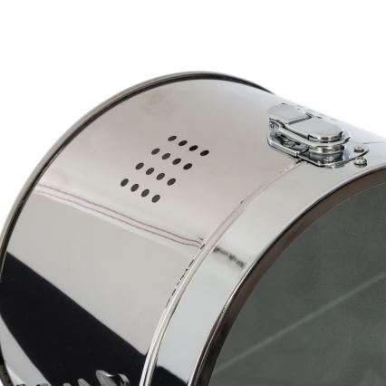 Atmosphera - Lampada con piedistallo EBOR 1xE27/25W/230V pino/cromo lucido