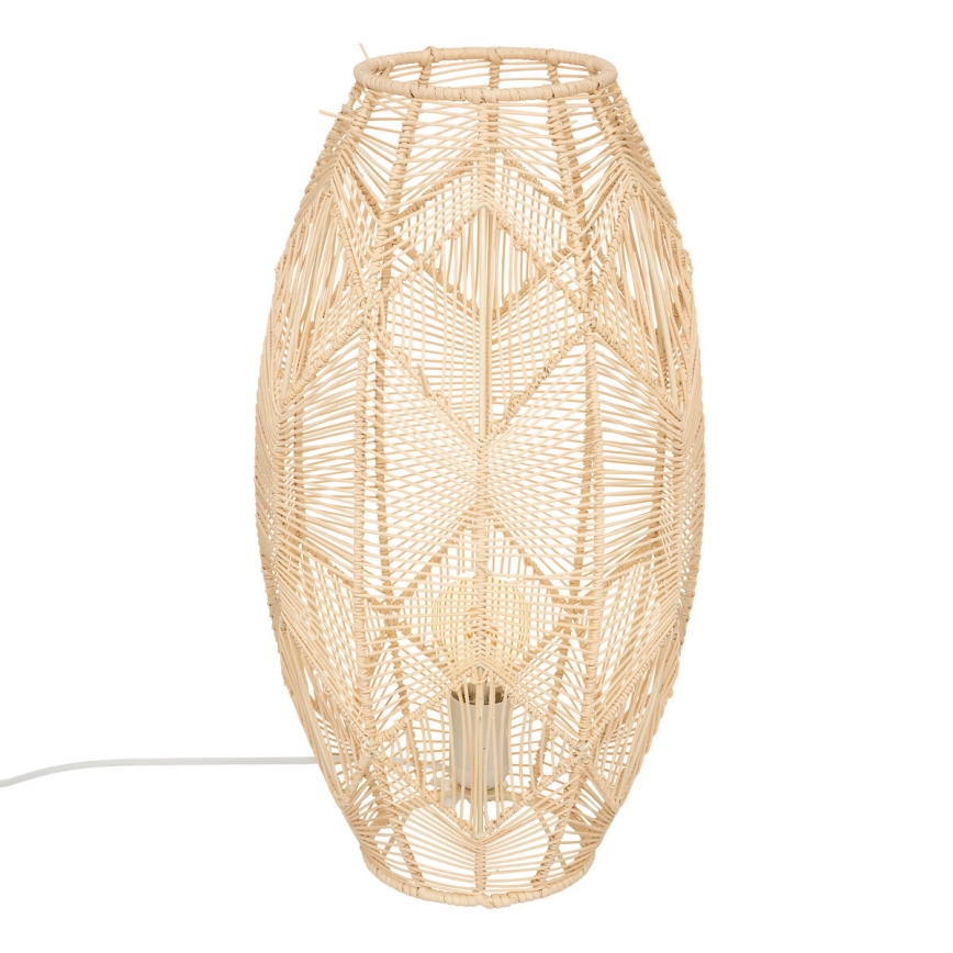 Atmosphera - Lampada con piedistallo KITA 1xE27/40W/230V rattan
