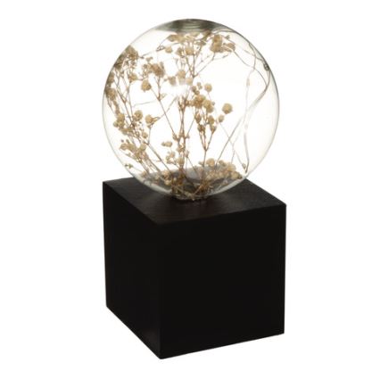 Atmosphera - lampada da tavolo a LED MICRO LED/2xAAA antracite