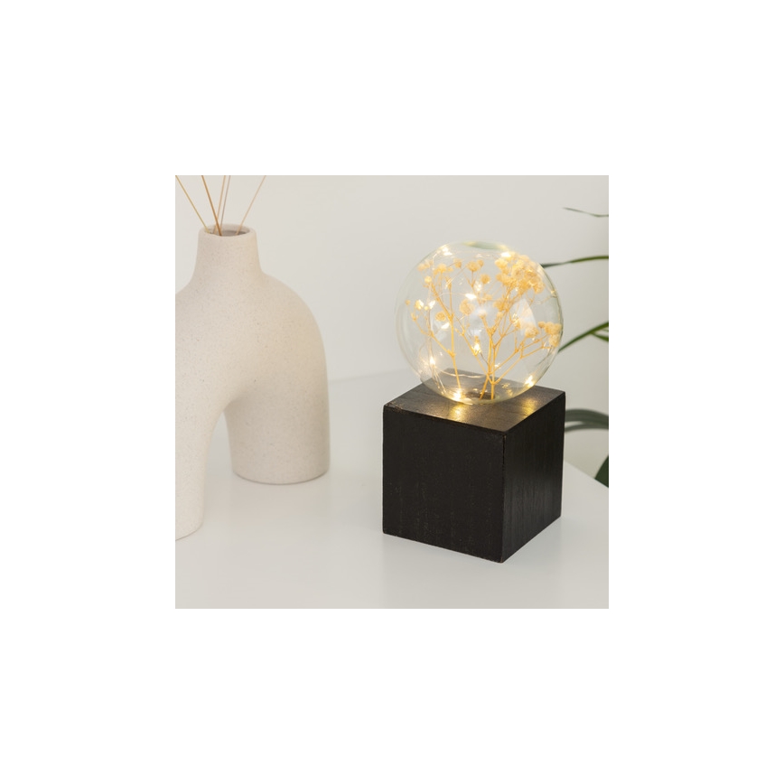 Atmosphera - lampada da tavolo a LED MICRO LED/2xAAA antracite