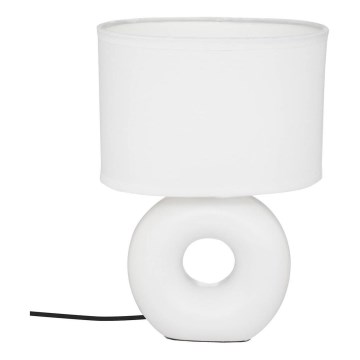 Atmosphera - Lampada da tavolo BARU 1xE14/40W/230V bianco