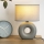Atmosphera - Lampada da tavolo BARU 1xE14/40W/230V grigio